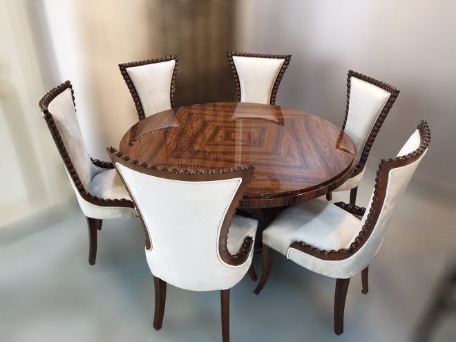 Modern Dining Table and 8 Chairs - Authentic Brand New Imported Arabic Furniture